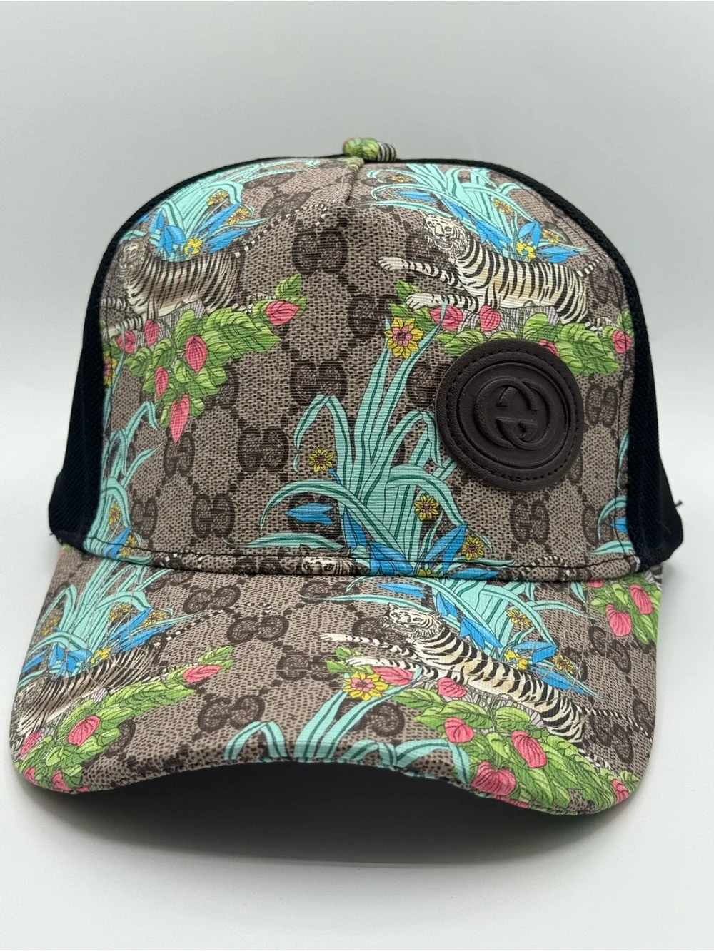 Gucci Tropical Tiger Trucker Hat